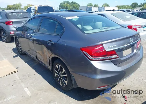 2015 Honda Civic Ex из США, поврежденный, VIN 19XFB2F86FE021089